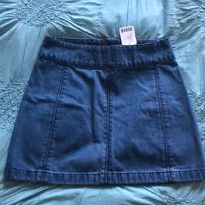 Denim Free People Skirt (Tag on it)
